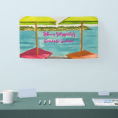 Key West-sfeer vrijgezellenweekend Spandoek (Beurs)