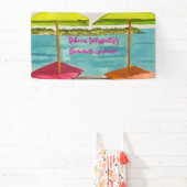 Key West-sfeer vrijgezellenweekend Spandoek (Insitu)