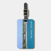 Key West Shoreline Custom Bagagelabel (Voorkant verticaal)