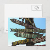 Key West Signs Briefkaart (Voorkant / Achterkant)