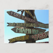 Key West Signs Briefkaart (Voorkant)