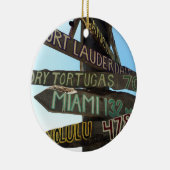 Key West Signs Keramisch Ornament (Rechts)