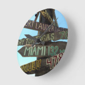 Key West Signs Ronde Klok (Hoek)