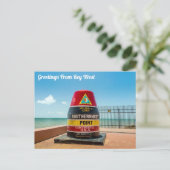 Key West Southernmost Point-Briefkaart Briefkaart (Staand voorkant)