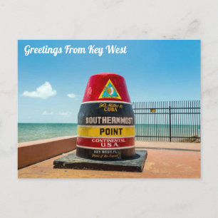 Key West Southernmost Point-Briefkaart Briefkaart