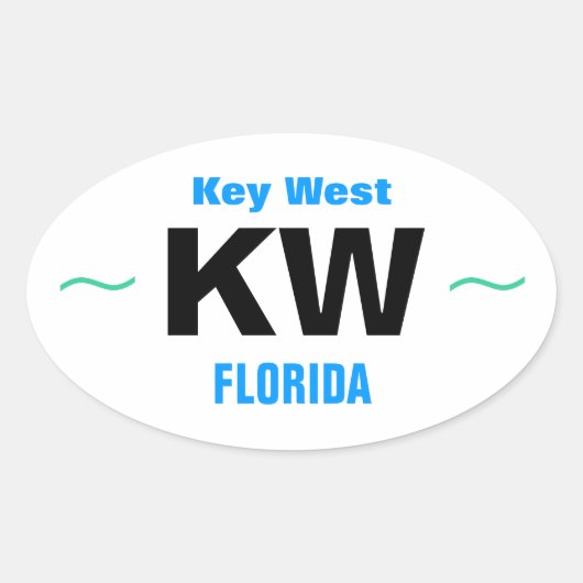KEY WEST stickers (4) (Voorkant)