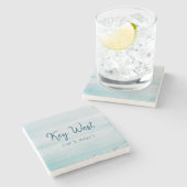 Key West Stone Onderzetter (Zijkant)