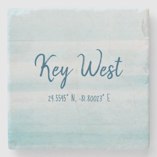Key West Stone Onderzetter (Voorkant)
