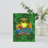 Key West Sunset Briefkaart (Staand voorkant)