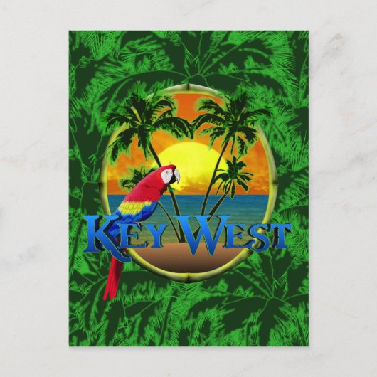 Key West Sunset Briefkaart (Voorkant)