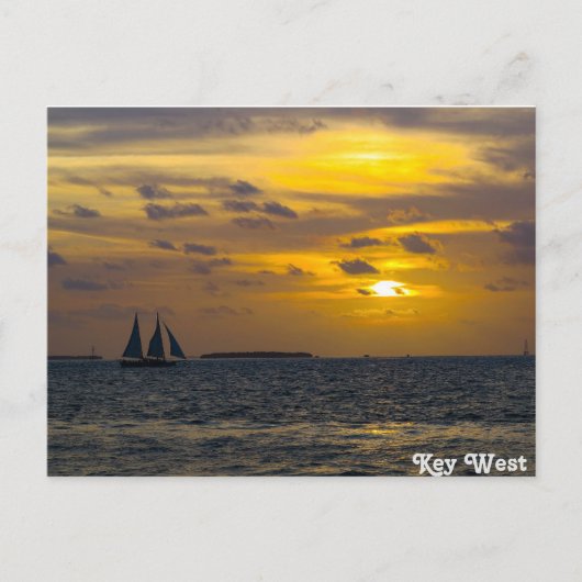 Key West Sunset Briefkaart (Voorkant)