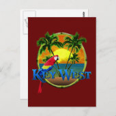 Key West Sunset Briefkaart (Voorkant / Achterkant)