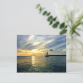 Key West Sunset Briefkaart (Staand voorkant)
