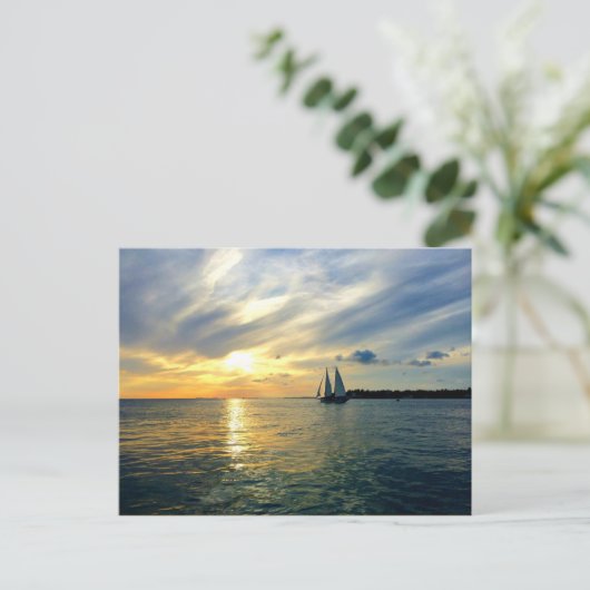 Key West Sunset Briefkaart (Staand voorkant)