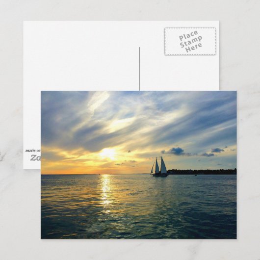 Key West Sunset Briefkaart (Voorkant / Achterkant)