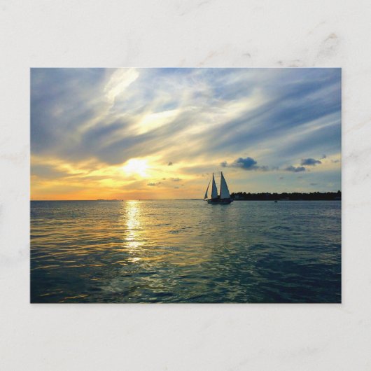 Key West Sunset Briefkaart (Voorkant)