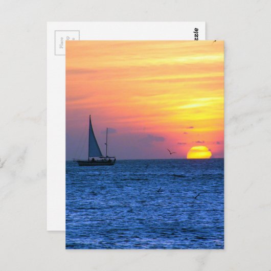 Key West Sunset Briefkaart (Voorkant / Achterkant)