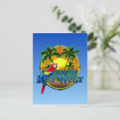 Key West Sunset Briefkaart (Staand voorkant)