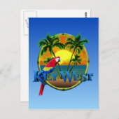 Key West Sunset Briefkaart (Voorkant / Achterkant)