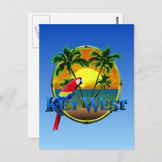 Key West Sunset Briefkaart (Voorkant / Achterkant)
