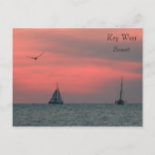 Key West Sunset Briefkaart (Voorkant)