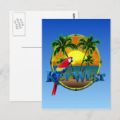 Key West Sunset Briefkaart (Voorkant / Achterkant)