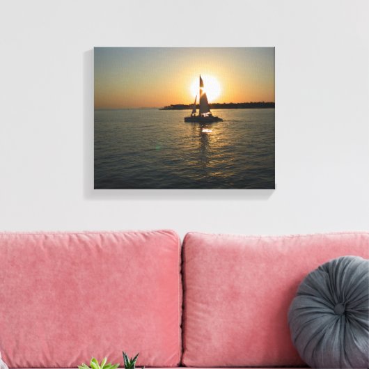 Key West Sunset Canvas Afdruk (Insitu (Woonkamer))
