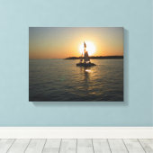 Key West Sunset Canvas Afdruk (Insitu (Houten vloer))
