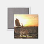 Key West Sunset Fotomagneet Magneet (Voorkant / Achterkant)