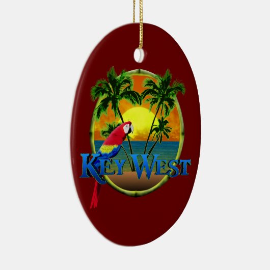 Key West Sunset Keramisch Ornament (Rechts)