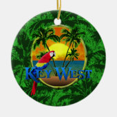 Key West Sunset Keramisch Ornament (Voorkant)