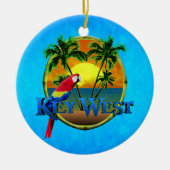 Key West Sunset Keramisch Ornament (Voorkant)