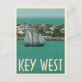 Key West Sunset Key stijl Briefkaart
