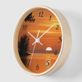 Key West Sunset Large Clock (Hoek)