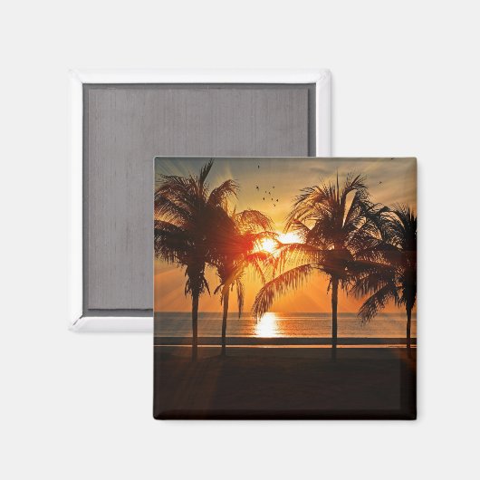 Key West Sunset Magneet (Voorkant / Achterkant)