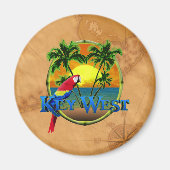 Key West Sunset Magneet (Voorkant)