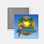 Key West Sunset Magneet (Voorkant / Achterkant)
