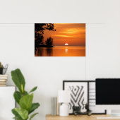 Key West Sunset Poster (Thuiskantoor)