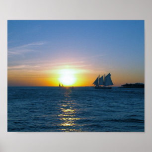 Key West sunset Poster