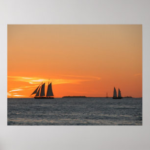 Key West Sunset Poster