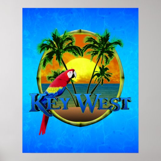 Key West Sunset Poster (Voorkant)