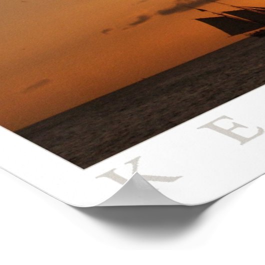 Key West Sunset Poster (Hoek)