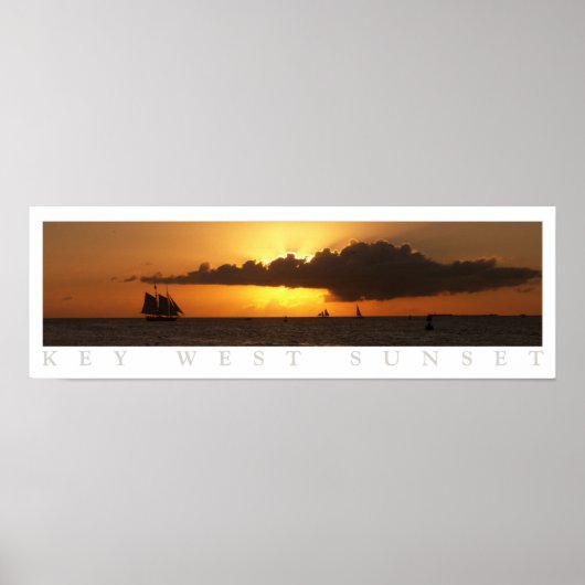 Key West Sunset Poster (Voorkant)