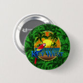Key West Sunset Ronde Button 5,7 Cm (Voorkant /achterkant)