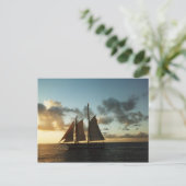 Key West Sunset Sail Photo Briefkaart (Staand voorkant)