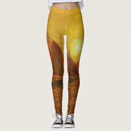 Key West Sunset Sailing Leggings