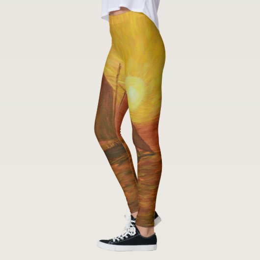 Key West Sunset Sailing Leggings (Links)