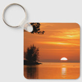 Key West Sunset, schilderachtig foto, Sleutelhange Sleutelhanger (Voorkant)