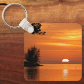 Key West Sunset, schilderachtig foto, Sleutelhange Sleutelhanger (Voorkant)