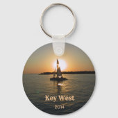 Key West Sunset Sleutelhanger (aanpasbaar) (Voorkant)